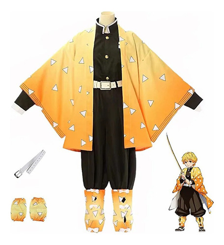 Disfraz De Kimono De Cosplay Demon Slayer Para Niños-kamamon