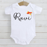 Body Infantil - Madb - Nome De Bebê - Ravi #3