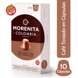 Cápsulas Cafe Morenita Nespresso 10 Unidades Varios Sabores