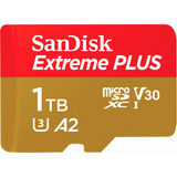 Cartão De Memória Sandisk Sdsqxa1-1t00-an6ma  Extreme Com Adaptador Sd 1 Tb