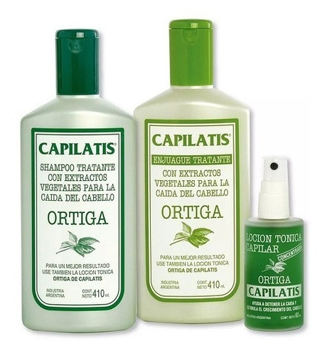 Kit Ortiga Capilatis Shampoo+enjuage+locion 