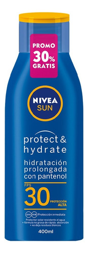 Protector Solar Nivea Sun Protect & Hydrate Fps 30 - 400ml