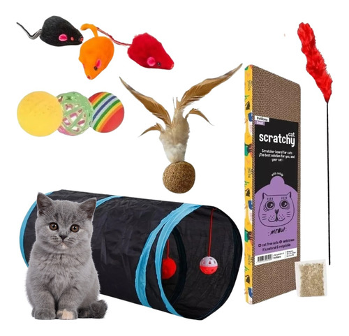 Juguete Gatos Pelota Catnip Hierba Gatera Interactivo Nuevo 