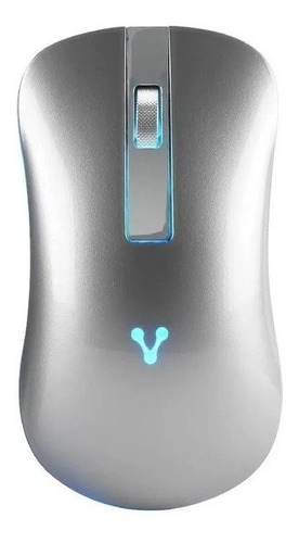 Vorago Mouse Mo-305 Slim Led Rgb Inalambrico Plata