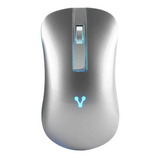 Vorago Mouse Mo-305 Slim Led Rgb Inalambrico Plata