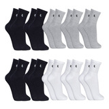 Kit 10 Pares Meias Lupo Masculino Cano Alto Atacado Original