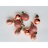 Mini Esfera Navideña Rose Gold 2cm 24 Piezas