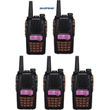 Cinco Radios Portatil Baofeng Uv-6r Vhf/uhf Doble Banda 5w.