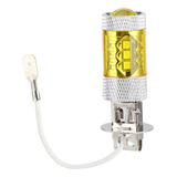 Luz Antiniebla 1 Par 12-24v 80w H3 16smd Led Amarillo Lámpar