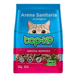 Arena Sanitaria Ecológica Top-k9 10 Kg Aroma Natural