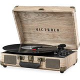 Victrola Vintage 3-speed Bluetooth Portable Suitcase Record.