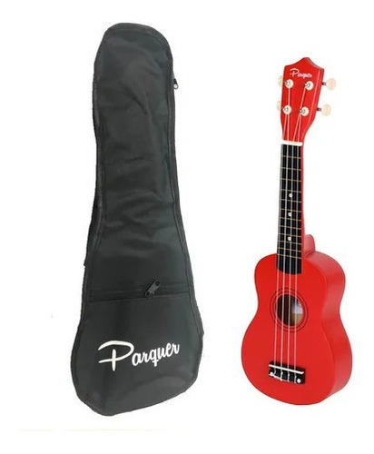 Ukulele Acústico Soprano Parquer Fzu-002 Rojo