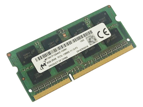 Memoria Ram Micron Ddr3l 8gb Pc3l 12800 Laptop