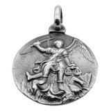 Medalla San Miguel Arcangel 22mm Grabado Sin Cargo Chiarezza