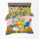 Set De Edredon Microfibra Simpsons Sofa Providencia