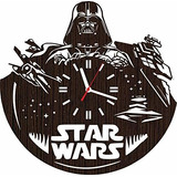 Reloj De Pared De Madera Star Wars Darth Vader | Ideas De Re