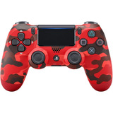 Control Inalámbrico Dualshock 4 - Red Camo - Playstation 4 