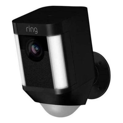 Cámara de seguridad exterior con luces y sirena inalámbrica Ring Plus Spotlight Cam Plus Battery | Meses sin interés