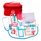 Kit Dentista Set Doctor Juegos Del Rol Didácticos Madera