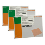 Bactigras,gasa Parafinada 10x10 Cm Paquete 3 Cajas C/10