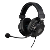 Auriculares Con Micrófono Extraíble Yamaha Yh-g01 Para Jugadores Negros E