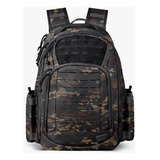 Mochila Tática Seal  40 Litros - Invictus Cor Warskin Black