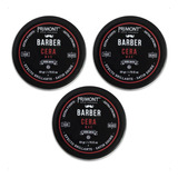 Primont Barber Kit 3u Cera Brillante Fuerte Pelo Barba 50g