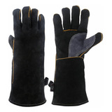 Guantes Carnaza Electricista Seguridad Industrial Jardineria