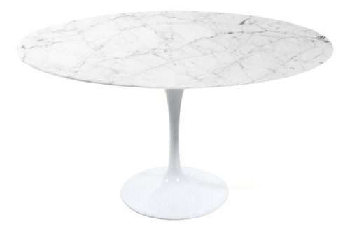 Mesa Saarinen Jantar Redonda Carrara 1,60d X 75h