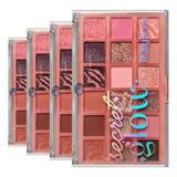 6 Paleta De Sombras Secret Glow Hb1084 Ruby Rose Atacado Sj