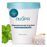 Nuspa - Exfoliante Para El Cuero Cabelludo Con Sal Marina Y 