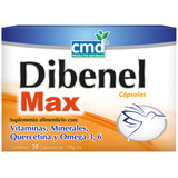 Dibenel Max Multivitaminico, Quercitina, Omega C/30 Cáps Cmd Sabor Capsulas