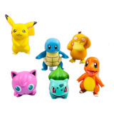 Set De 6 Figuras Pokémon 5-7 Cm