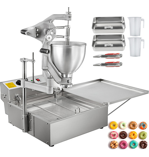 Vevor Máquina Manual Comercial De Donas Rosquillas 9l 3kw