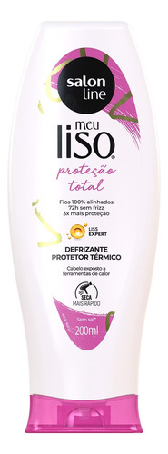 Defrizante Meu Liso Proteção Total Frizz Salon Line 200ml