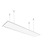 Lámpara Led Colgante Tipo Marco Luminoso 120x30 Cm 48w X2 U