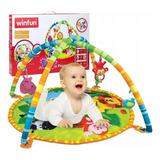 Gimnasio Winfun Alfombra De Juegos Amiguitos  La Selva Bebe 