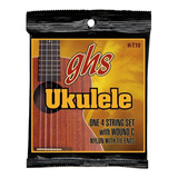 Encordado Ghs Ukelele Tenor Nylon Negro Ht10