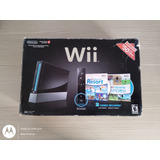 Nintendo Wii Black Piano + Wii Sports - Na Caixa 