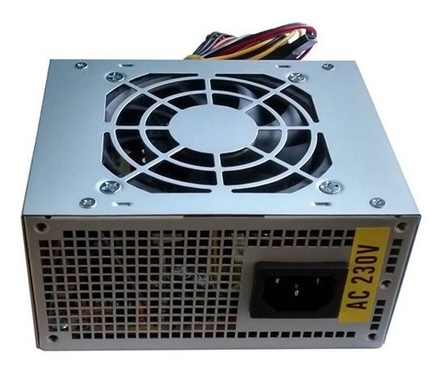 Fuente De Poder 500w Clio Slim Micro Atx Low Noise Color Gris