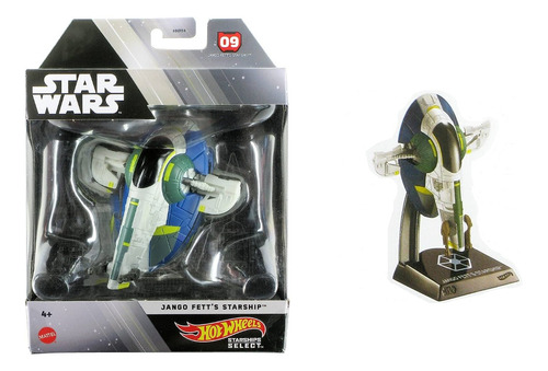 Mattel Hot Wheels Star Wars Jango Fett's Starship Nave