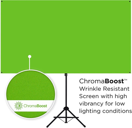 Valera Explorer 90 Inch Portable Green Screen Backdrop  Bac