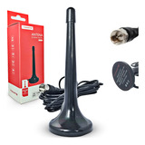 Antena Tv Digital Tomate Uhf Vhf Interna Premium Cabo 3 Mts