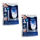 Kit Blanqueador Dental 20 Minutes Lámpara Uv Dientes 2 Pzas