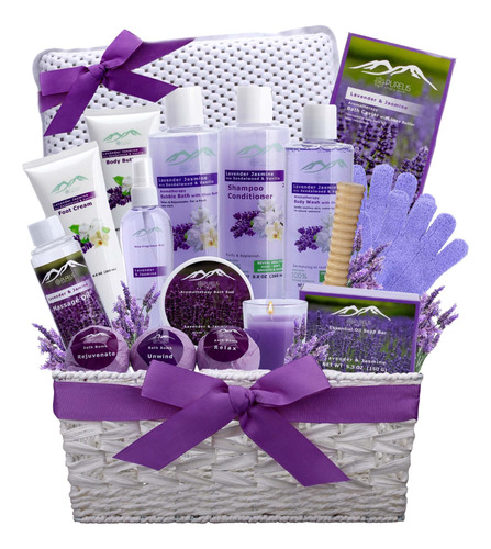 Canastas De Regalo De Bano Para Mujer. La Cesta De Spa Purel