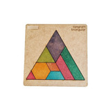 Jogo Brinquedo Pedagógico Infantil Tangram Triangular 