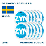 10pack - Zyn | 6mg | 20 Pzas | Mini Dry | Cool Mint