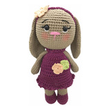 Coneja Peluche Tejido Muñeco Amigurumi Artesanal  Juguete