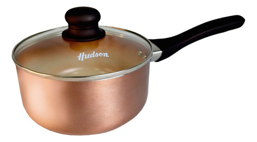 Cacerola Antiadherente Ceramico Hudson 18 Cm Color Cobre