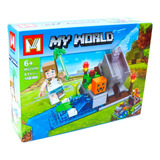 Figuras Bloques Para Armar My World Crafting Gamer 4in1